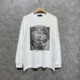 Purple Brand Long Sleeve T-Shirt Fashion Loose Long Sleeve Top