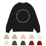 Purple Brand Sweatshirt Loose Crew Neck Sweater