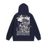 Stussy Hoodie Zip Cardigan Hooded Sweater