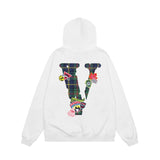 Vlone Hoodie Autumn and Winter Pullover Hooded Sweater Men
