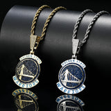 NBA Team Pendants Golden State Warriors Team Pendant Necklace
