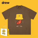 Drew T Shirts Teddy Bear Smiley Printed T-shirt