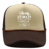 Stussy Hat Sun Cap Summer Print Baseball Cap Casual Sun Cap Outdoor