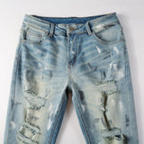 Amiri Jeans Hole & Patch Slim Fit #6530