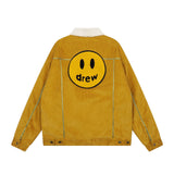 Drew House Jacket Unisex Lapel Fleece Denim Jacket