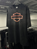 Men Vintage T-Shirts "Harley Davidson" Acid Washed T-Shirt