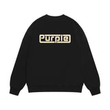 Purple Brand Sweatshirt Loose Crew Neck Sweater