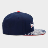 Trendy flat brimmed hat westcoastembroider