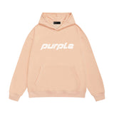 Purple Brand Hoodie Fashion Loose Hooded Sweater