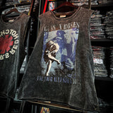 Pearl Jam T Shirts Doors Ramones Rock Washed Vintage Tank Top Cotton Sleeveless T-Shirt(Part2)