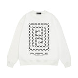 Purple Brand Sweatshirt Loose Crew Neck Sweater