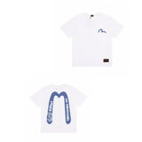 Evisu T Shirts Loose Versatile Casual T-Shirts