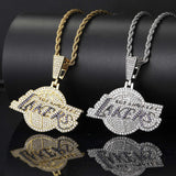 NBA Team Pendants Lakers Team Pendant Hip Hop Necklace