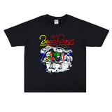 Rock Star T Shirt Rock Beach Boys Band Printed Cotton T-shirt Short Sleeve Men and Women