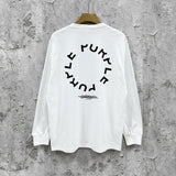 Purple Brand Long Sleeve T-Shirt Fashion Loose Long Sleeve Top