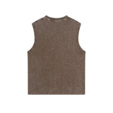 Fog Essentials tank spring and summer FOG double line pressure glue letter washing water old vest