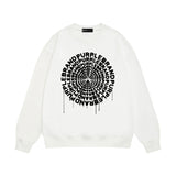Purple Brand Sweatshirt Loose Crew Neck Sweater