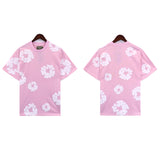 Denim Tears T Shirts Kapok Puff Print Short Sleeve T-shirt
