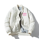 Men Vintage Jackets Baseball Suit Flight Suit Padded Jacket Loose Cotton Jacket