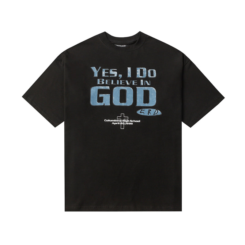 ERD T Shirts Printed Loose-Fitting Casual T-shirt Men