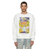 Purple Brand Sweatshirt Loose Crew Neck Sweater