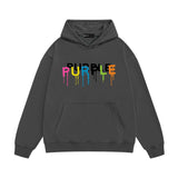Purple Brand Hoodie Fashion Loose Hooded Sweater