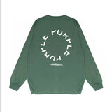 Purple Brand Long Sleeve T-Shirt Fashion Loose Long Sleeve Top