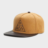 Trendy flat brimmed hat suede brooklyn bnky