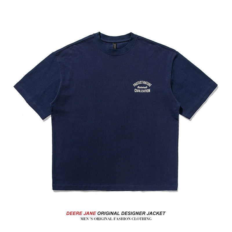 Men's T-Shirts Summer Short-Sleeved T-shirt Men's Loose