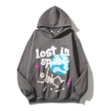 Kanye West Sunday Service Hoodie Vintage Graffiti Skull Letter Foam Printed Letter Sweater