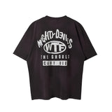 Mens Vintage T-Shirts Washing Water