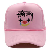 Stussy Hat Personality Fashion Printed Baseball Cap Outdoor Leisure Shade Sun Protection