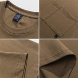 Men T-shirt Patchwork Short-Sleeved T-shirt Men's Summer Loose Cotton