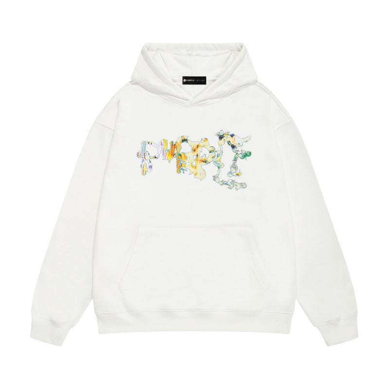 Purple Brand Hoodie Fashion Loose Hooded Sweater