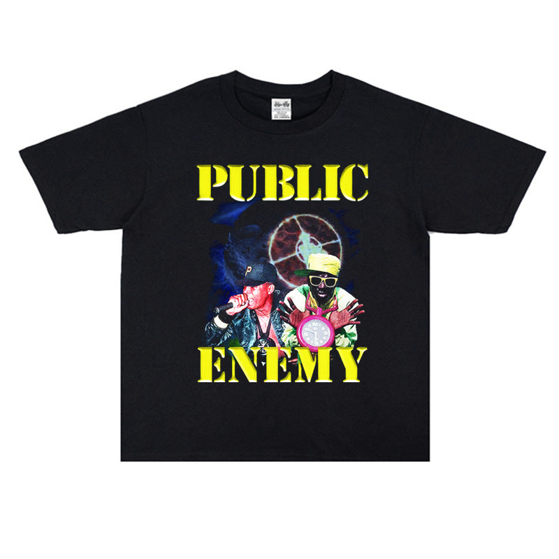 Public Enemy T Shirts Band Washed and Old