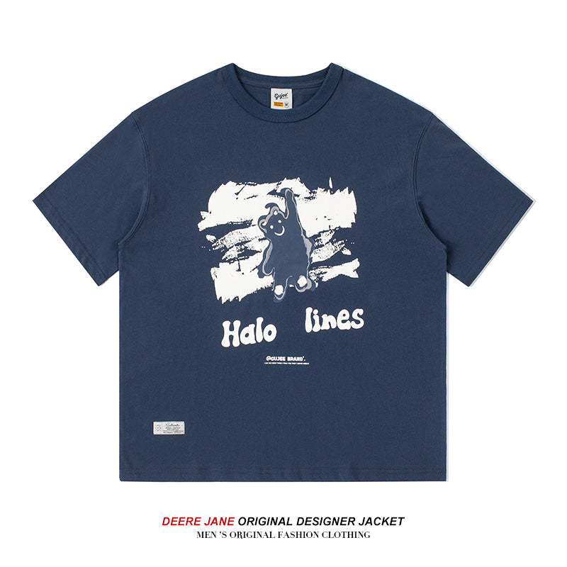 Men's T-Shirts Summer Short-Sleeved T-shirt Men's Loose