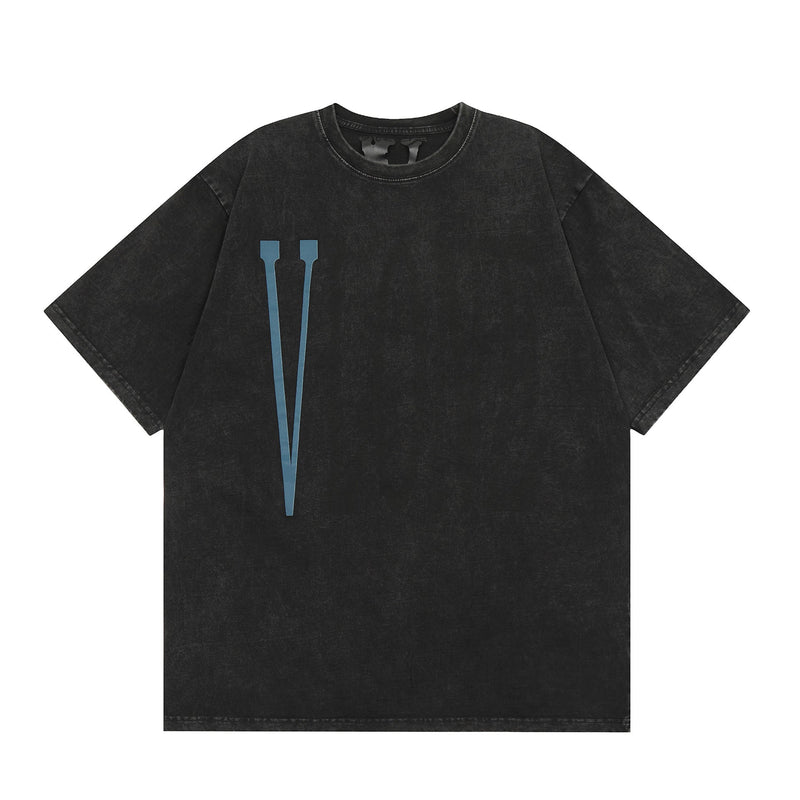 Vlone T Shirt Spring Summer Crew Neck Pullover Short Sleeve