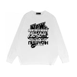 Purple Brand Long Sleeve T-Shirt Fashion Loose Long Sleeve Top