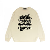 Purple Brand Long Sleeve T-Shirt Fashion Loose Long Sleeve Top