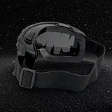 Trendy punk glasses dark series