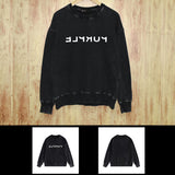 Purple Brand Distressed Sweatshirt Retro Vintage Crew Neck Sweater