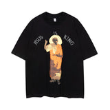 Jesus Is King T Shirt American Fashion Brand Cpfm Kanye Jesus Is King High Street Short Sleeve T-shirt Men and Women