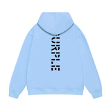Purple Brand Hoodie Fashion Loose Hooded Sweater