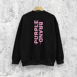 Purple Brand Sweatshirt Loose Crew Neck Sweater