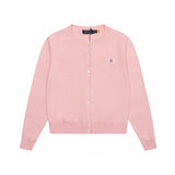 Ralph Lauren Knitted sweaters RL Crew Neck Embroidered Logo Knitted Cardigan Long Sleeves