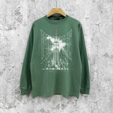 Purple Brand Long Sleeve T-Shirt Fashion Loose Long Sleeve Top