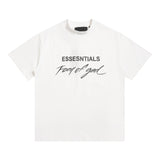 Fog Essentials T Shirts Spring/Summer FOG Letter Pattern Crew Neck Pullover Short Sleeves