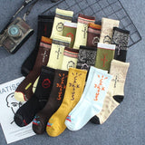 Men socks spring and summer long tube