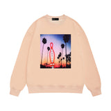 Purple Brand Sweatshirt Loose Crew Neck Sweater