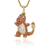 Pok¨¦mon Pendants Little Dragon Hip Hop Necklace